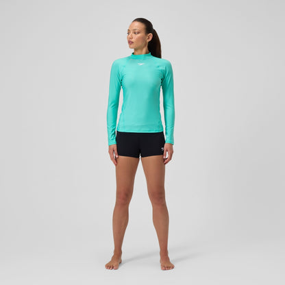 Long Sleeve Rash Top Turquoise | Speedo
