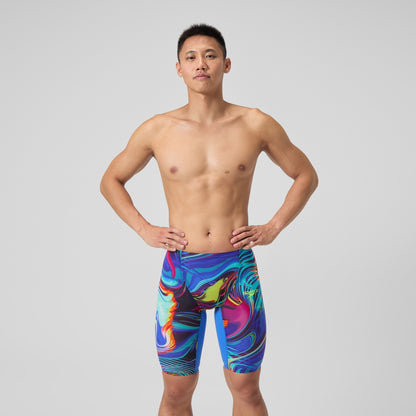 Fastskin LZR Pure Valor 2.0 High Waist Jammer Blue/Pink | Speedo