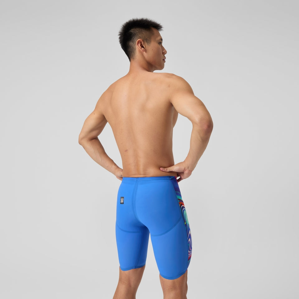 Fastskin LZR Pure Valor 2.0 High Waist Jammer Blue/Pink | Speedo