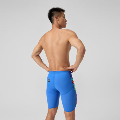 Fastskin LZR Pure Valor 2.0 High Waist Jammer Blue/Pink | Speedo