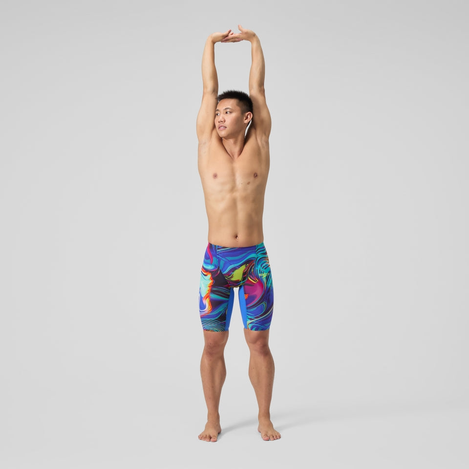 Fastskin LZR Pure Valor 2.0 High Waist Jammer Blue/Pink | Speedo