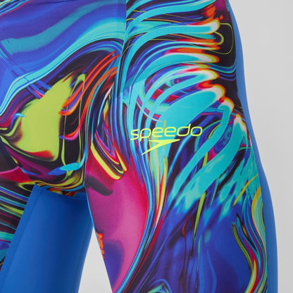 Fastskin LZR Pure Valor 2.0 High Waist Jammer Blue/Pink | Speedo