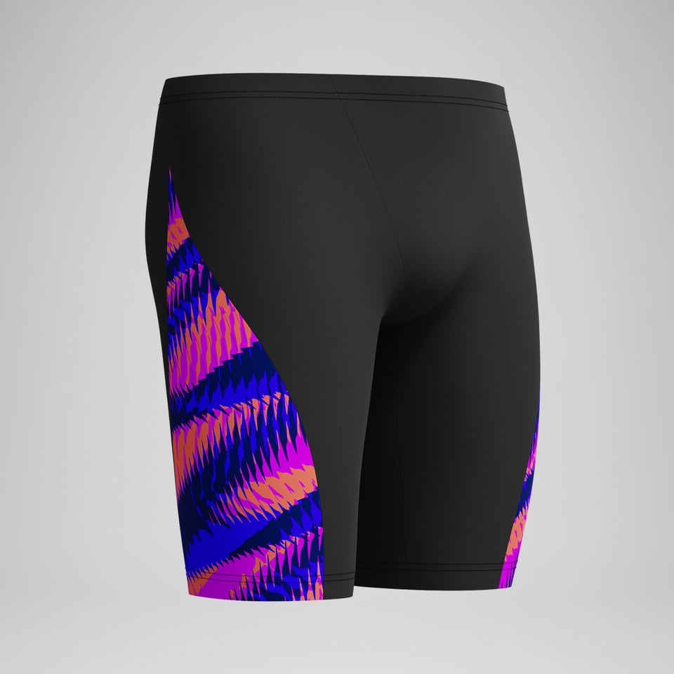 Club Training Printed V-Cut Jammer Black/Pink | Speedo