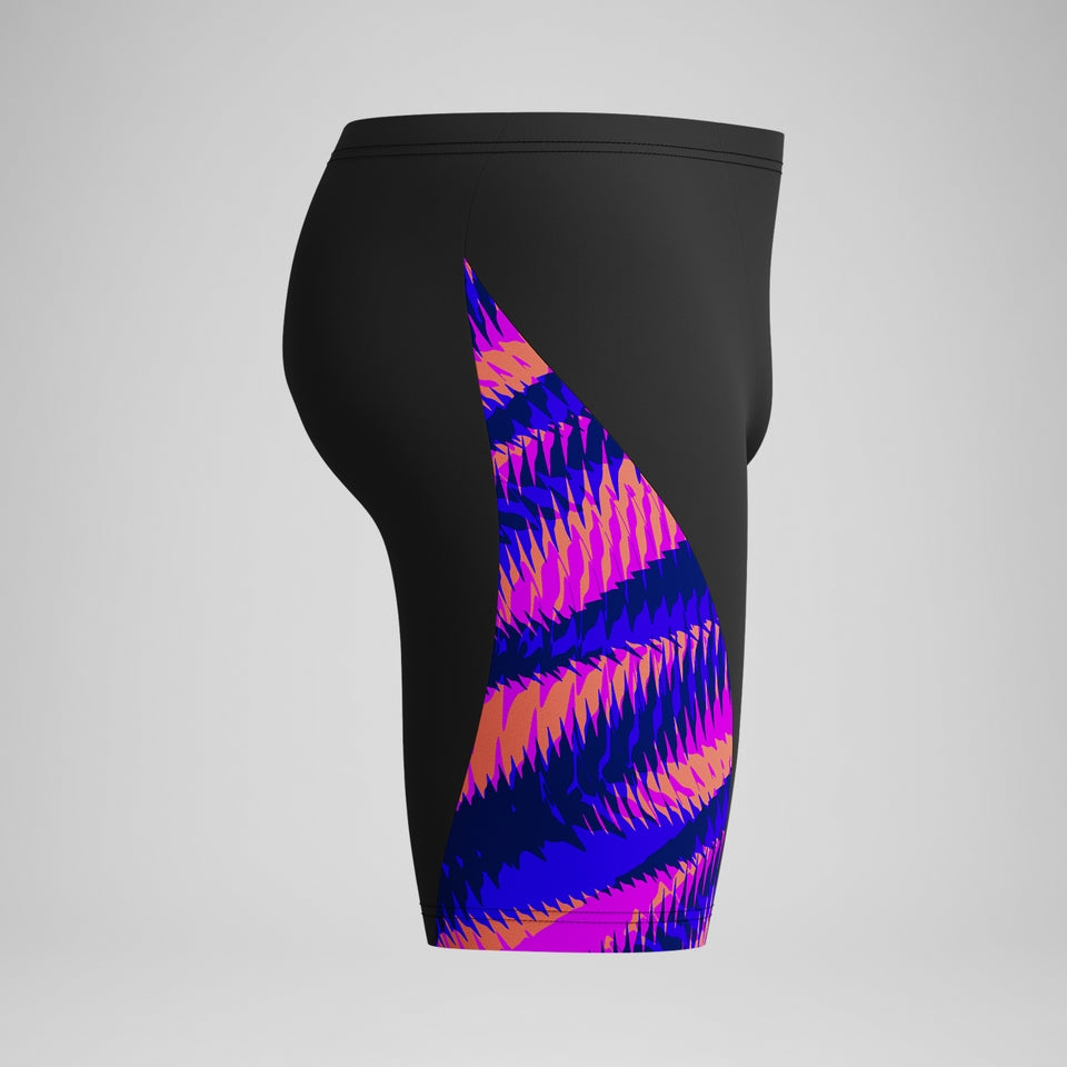 Club Training Printed V-Cut Jammer Black/Pink | Speedo
