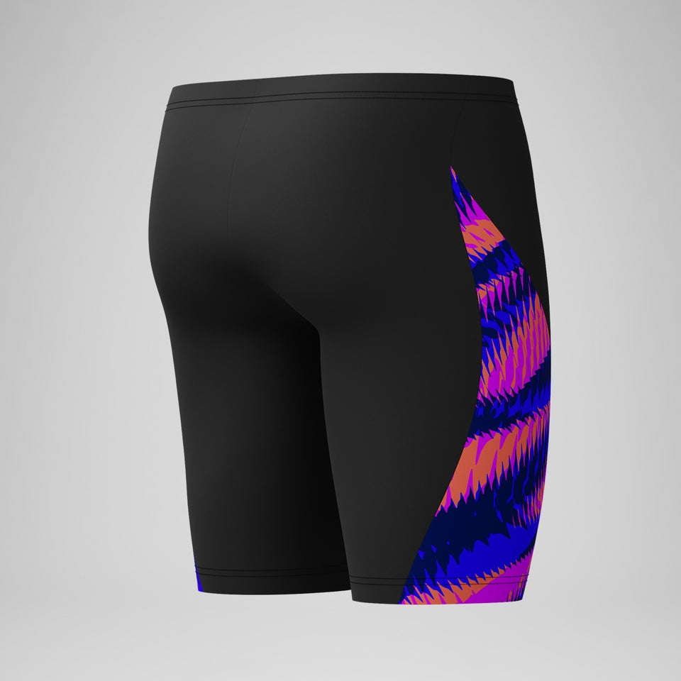 Club Training Printed V-Cut Jammer Black/Pink | Speedo