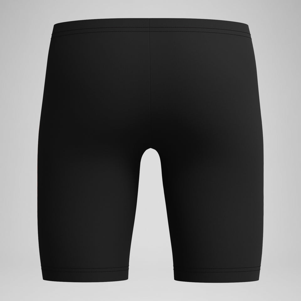 Boys' Medley Logo Jammer Black/Red | Speedo