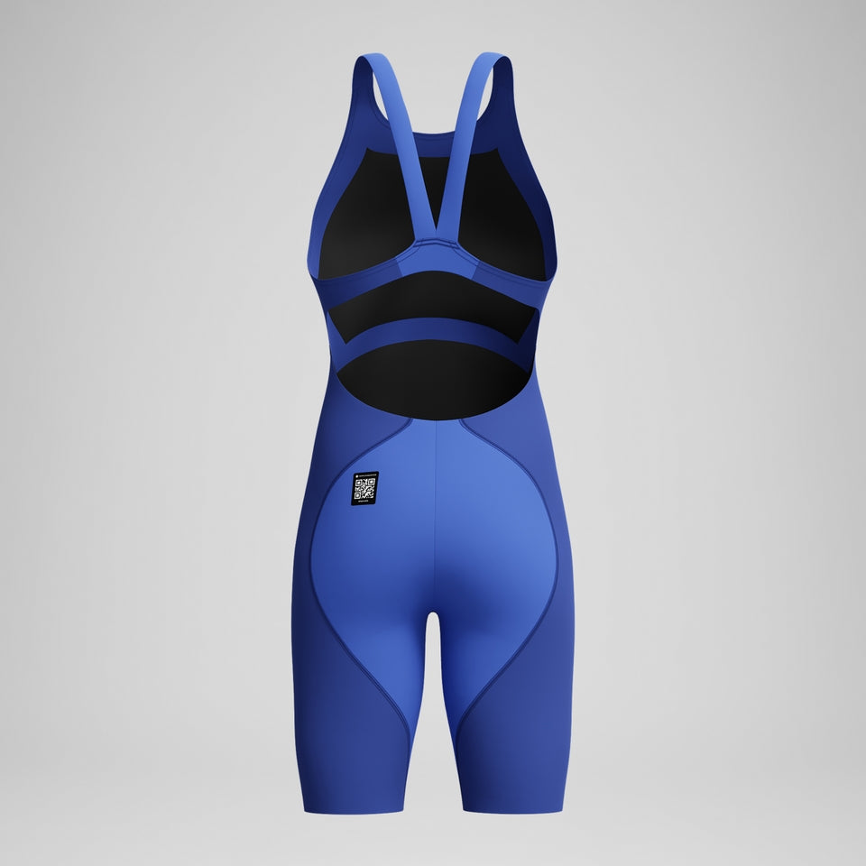 Girls' Fastskin LZR Ignite Kneeskin Blue/Yellow | Speedo