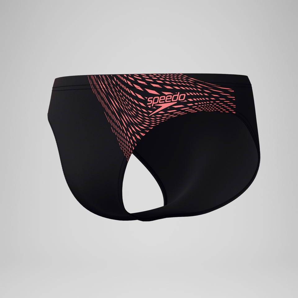 Medley Logo 7cm Brief Black/Coral | Speedo