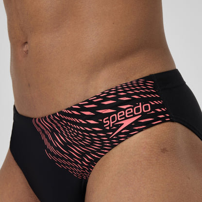 Medley Logo 7cm Brief Black/Coral | Speedo