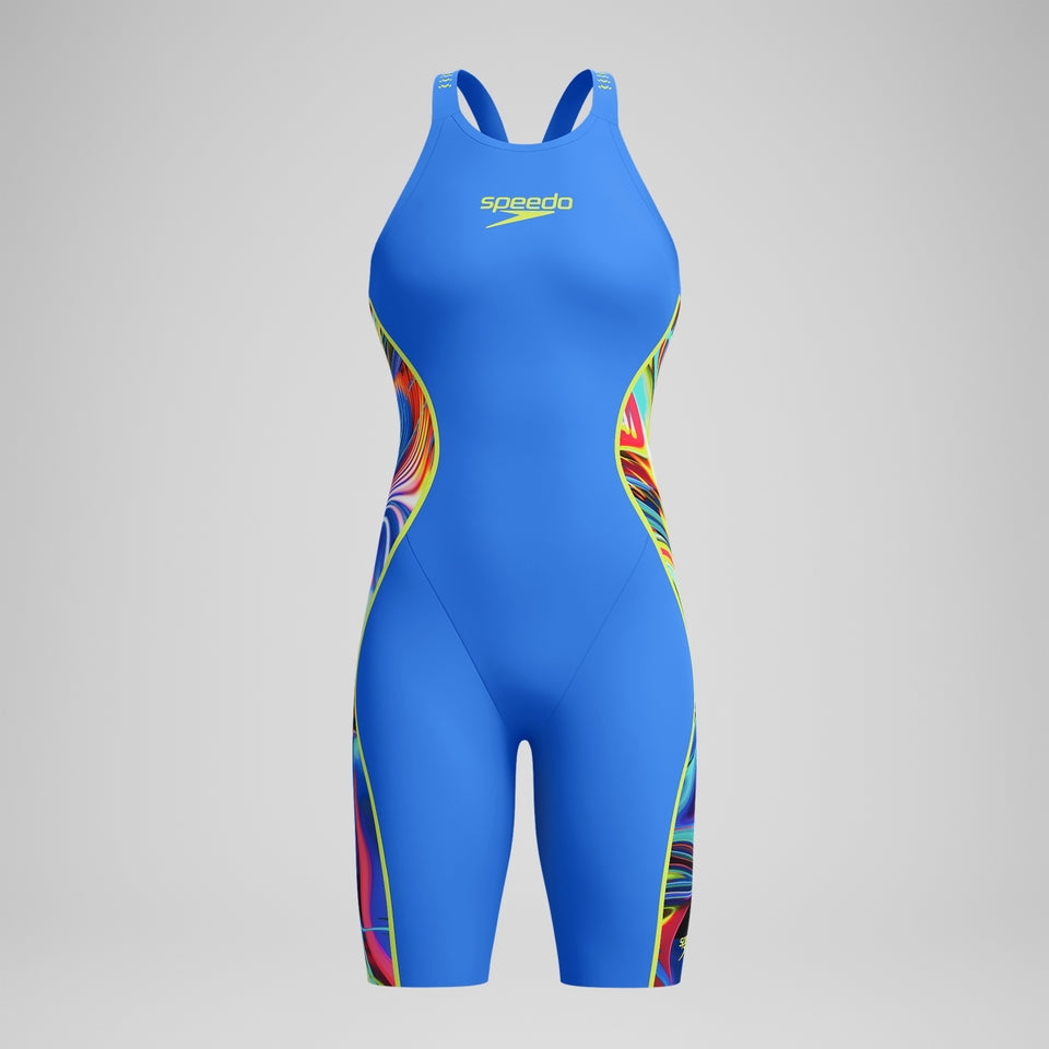 Fastskin LZR Pure Intent 2.0 Closedback Kneeskin Blue/Yellow/Red | Speedo