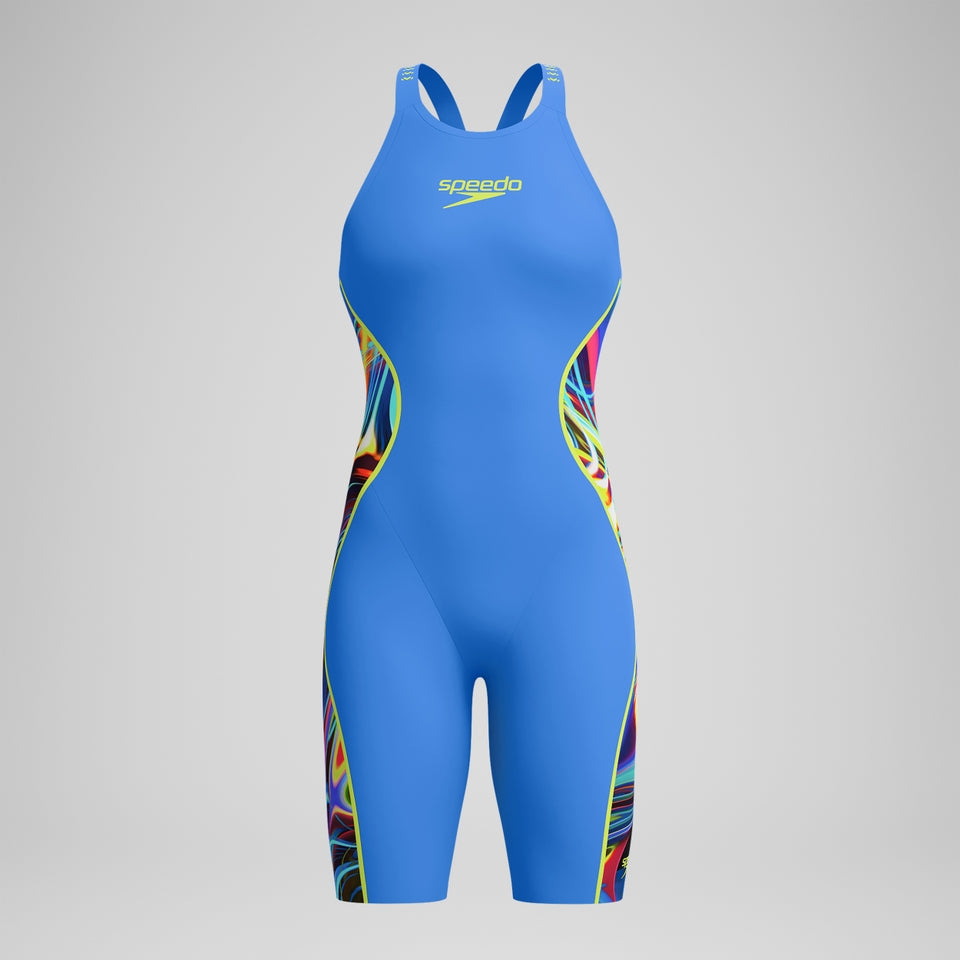 Fastskin LZR Pure Intent 2.0 Openback Kneeskin Blue/Yellow/Red | Speedo