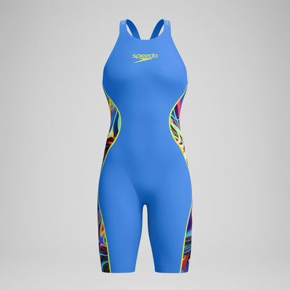 Fastskin LZR Pure Intent 2.0 Openback Kneeskin Blue/Yellow/Red | Speedo