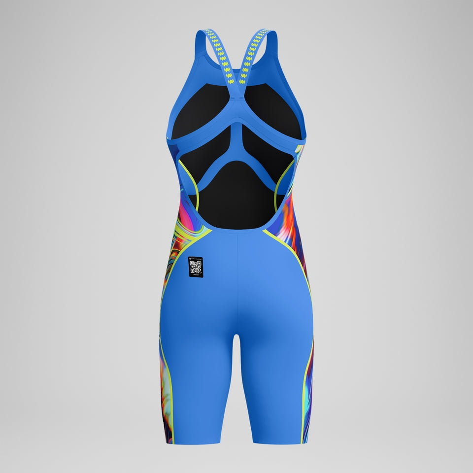 Fastskin LZR Pure Intent 2.0 Openback Kneeskin Blue/Yellow/Red | Speedo