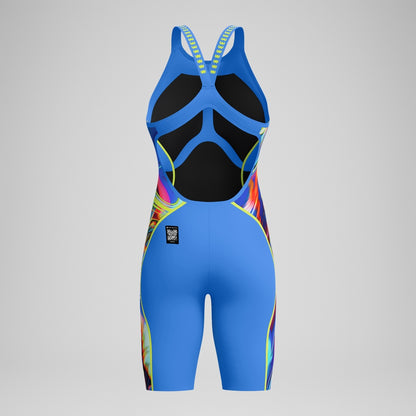 Fastskin LZR Pure Intent 2.0 Openback Kneeskin Blue/Yellow/Red | Speedo