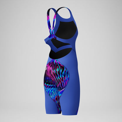 Girls' Fastskin LZR Ignite Kneeskin Blue/Pink | Speedo