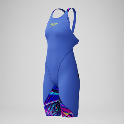 Girls' Fastskin LZR Ignite Kneeskin Blue/Pink | Speedo