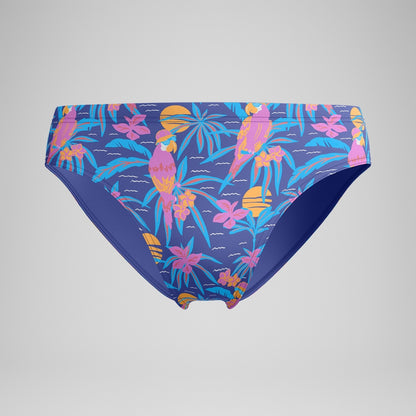 Club Training 8cm Printed Brief Navy/Pink | Speedo