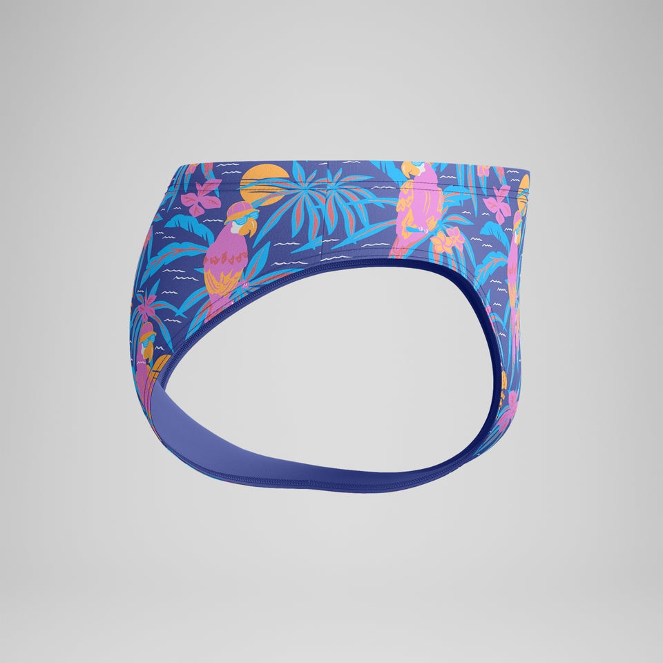 Club Training 8cm Printed Brief Navy/Pink | Speedo