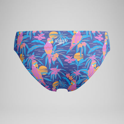 Club Training 8cm Printed Brief Navy/Pink | Speedo