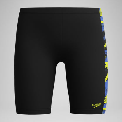 Boys' HyperBoom Panel Jammer Black/Yellow | Speedo