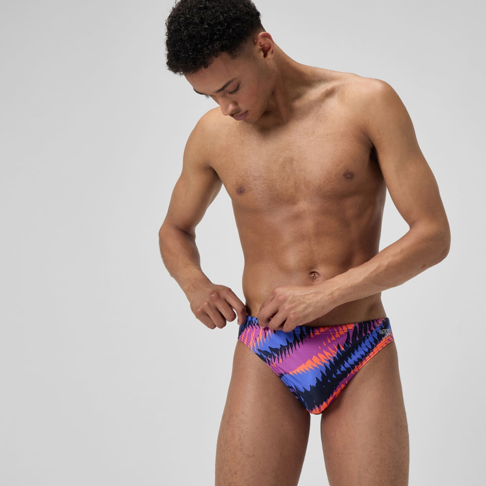 Club Training 5cm Printed Brief Blue/Pink | Speedo