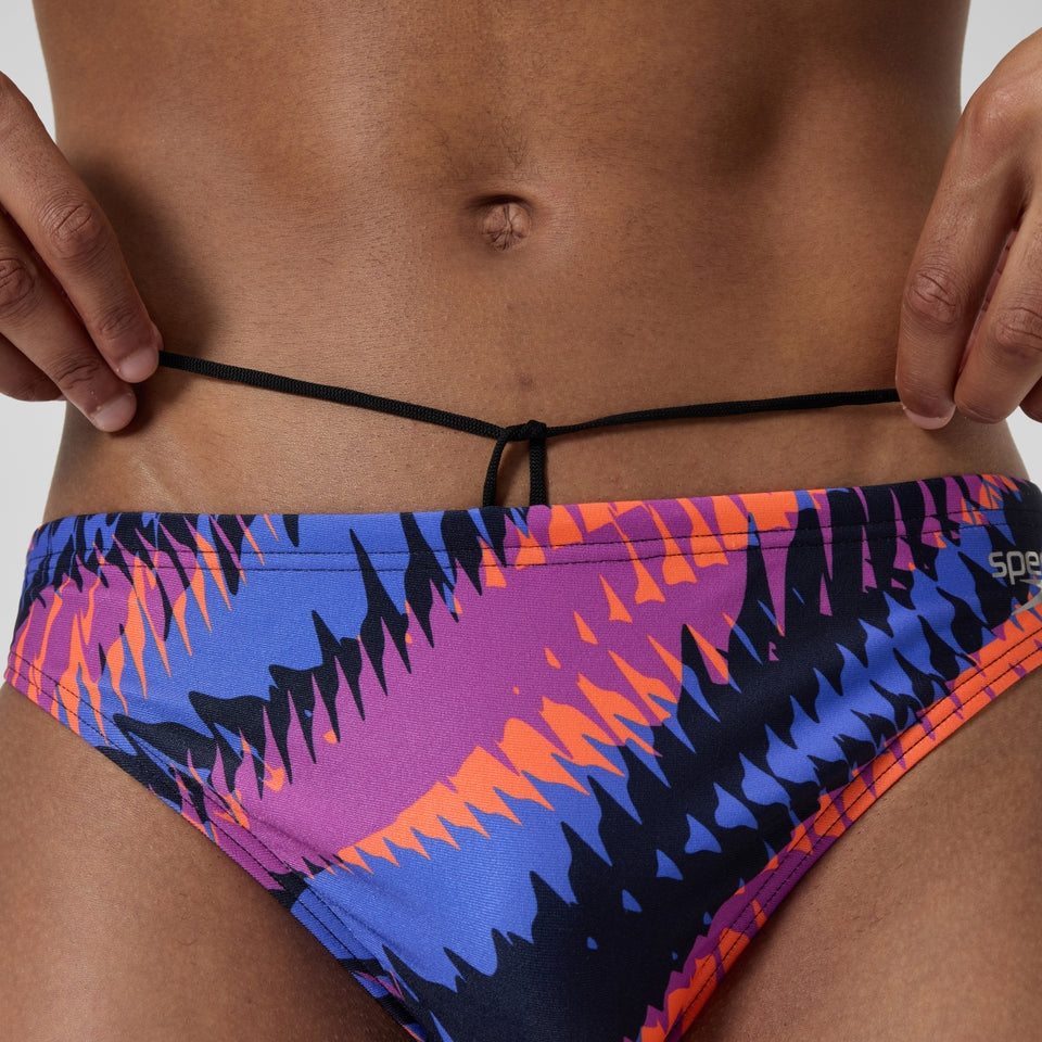Club Training 5cm Printed Brief Blue/Pink | Speedo