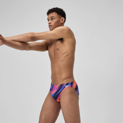 Club Training 5cm Printed Brief Blue/Pink | Speedo