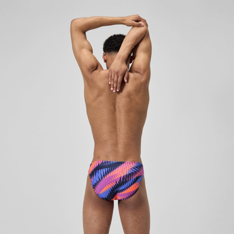 Club Training 5cm Printed Brief Blue/Pink | Speedo