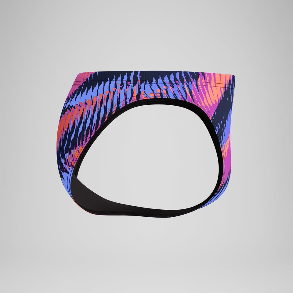 Club Training 5cm Printed Brief Blue/Pink | Speedo