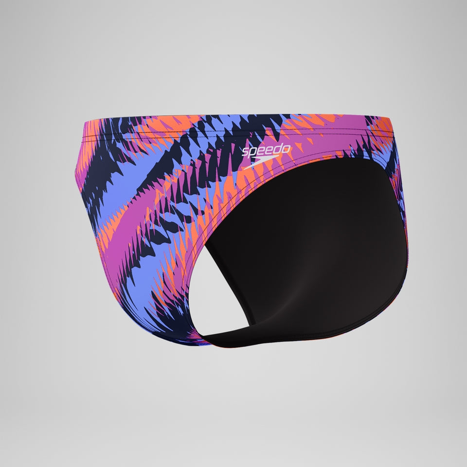 Club Training 5cm Printed Brief Blue/Pink | Speedo