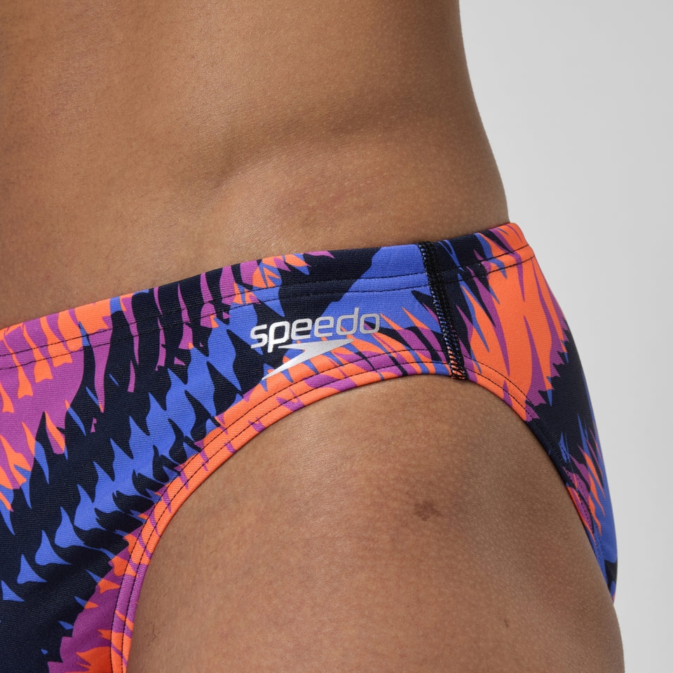 Club Training 5cm Printed Brief Blue/Pink | Speedo