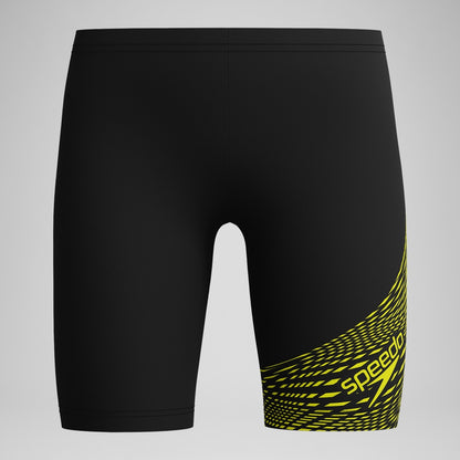 Boys' Medley Logo Jammer Black/Yellow | Speedo