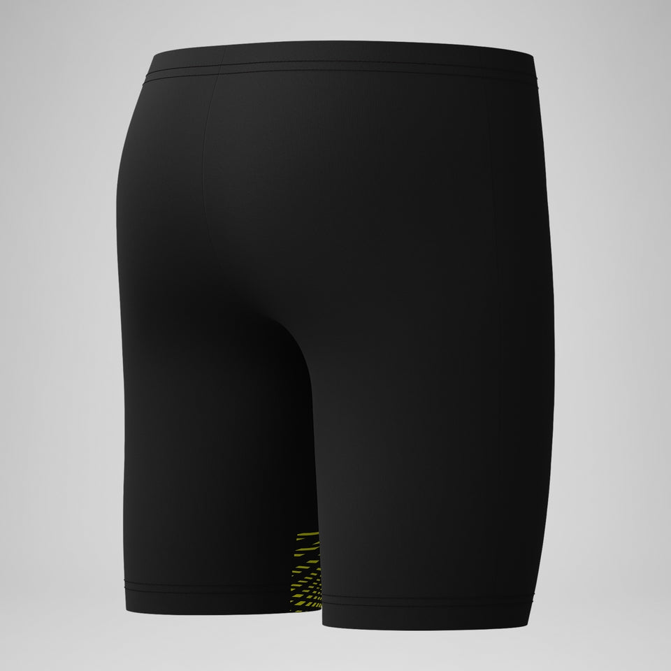 Boys' Medley Logo Jammer Black/Yellow | Speedo