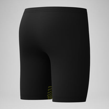 Boys' Medley Logo Jammer Black/Yellow | Speedo