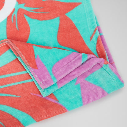 Printed Beach Towel Turquoise/Pink | Speedo