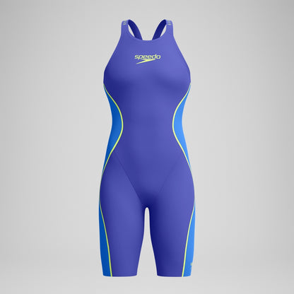 Fastskin LZR Pure Intent 2.0 Closedback Kneeskin Blue/Yellow | Speedo
