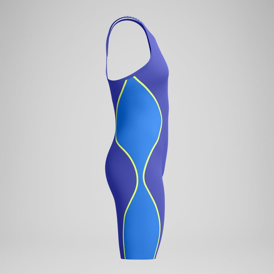 Fastskin LZR Pure Intent 2.0 Closedback Kneeskin Blue/Yellow | Speedo