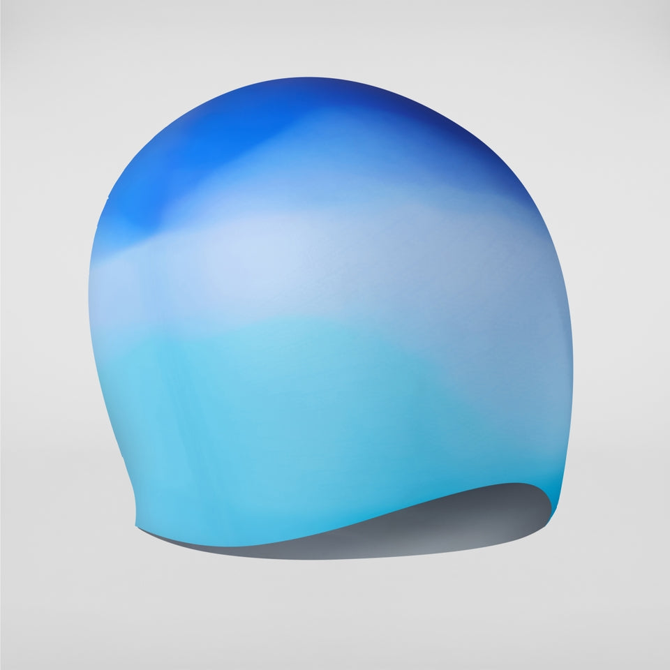 Adult Multi Colour Silicone Swim Cap Blue | Speedo