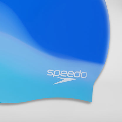 Adult Multi Colour Silicone Swim Cap Blue | Speedo