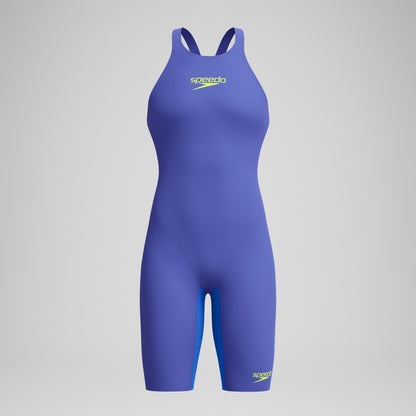 Fastskin LZR Pure Valor 2.0 Closedback Kneeskin Blue/Purple | Speedo