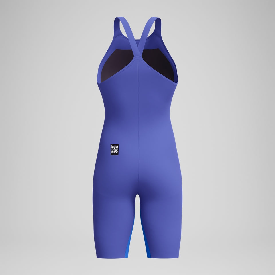 Fastskin LZR Pure Valor 2.0 Closedback Kneeskin Blue/Purple | Speedo