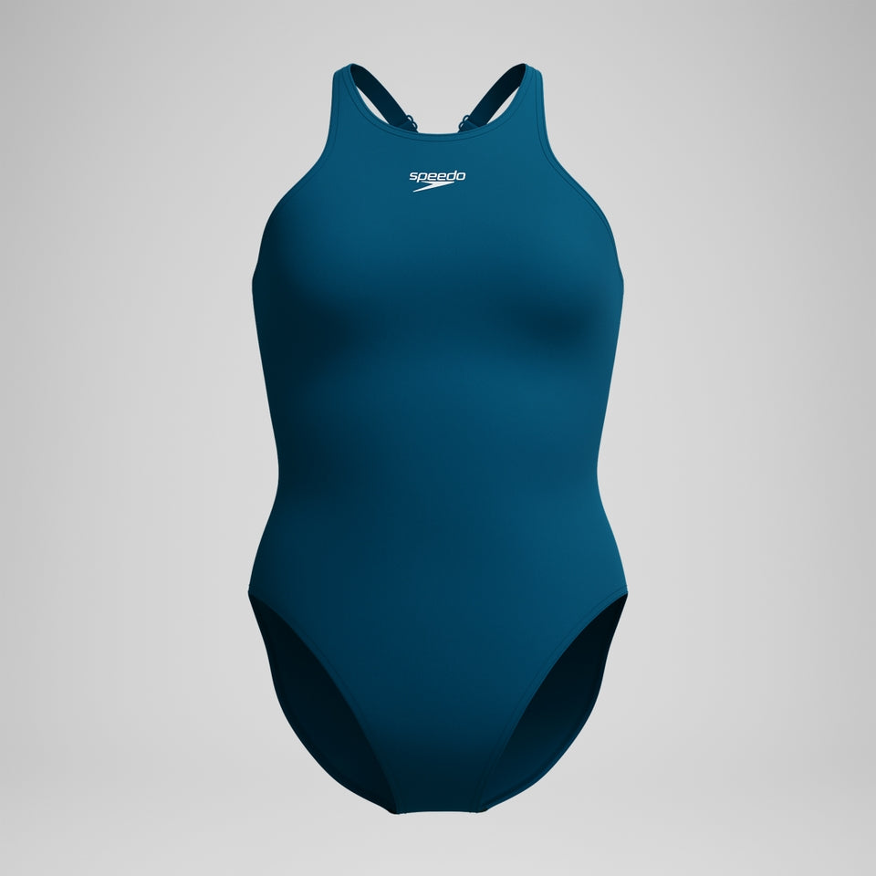 Endurance+ Longer V Back Swimsuit Dark Teal | Speedo