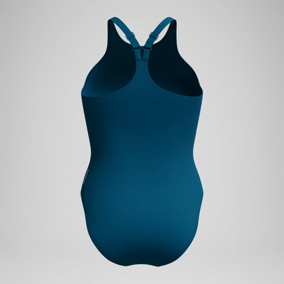 Endurance+ Longer V Back Swimsuit Dark Teal | Speedo