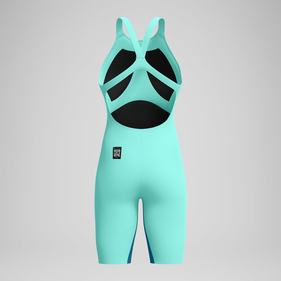 Fastskin LZR Pure Valor 2.0 Openback Kneeskin Turquoise | Speedo