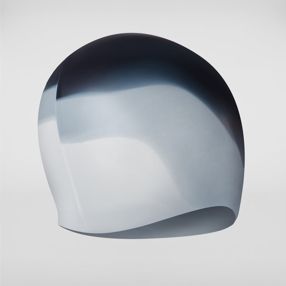 Adult Multi Colour Silicone Swim Cap Black/Grey | Speedo