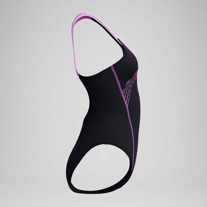 Medley Logo Swimsuit Black/Pink | Speedo