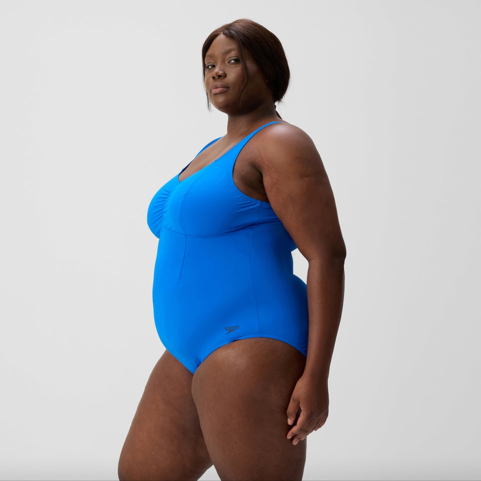 Plus Size Shaping AquaNite Swimsuit Blue | Speedo