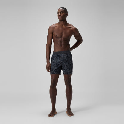 Lookout Printed 40cm Swim Shorts Black | Speedo