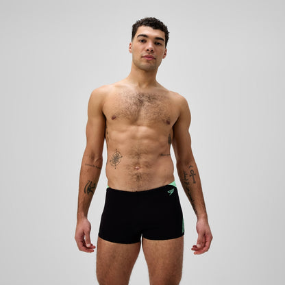 Hyperboom Splice Aquashort Black/Green | Speedo