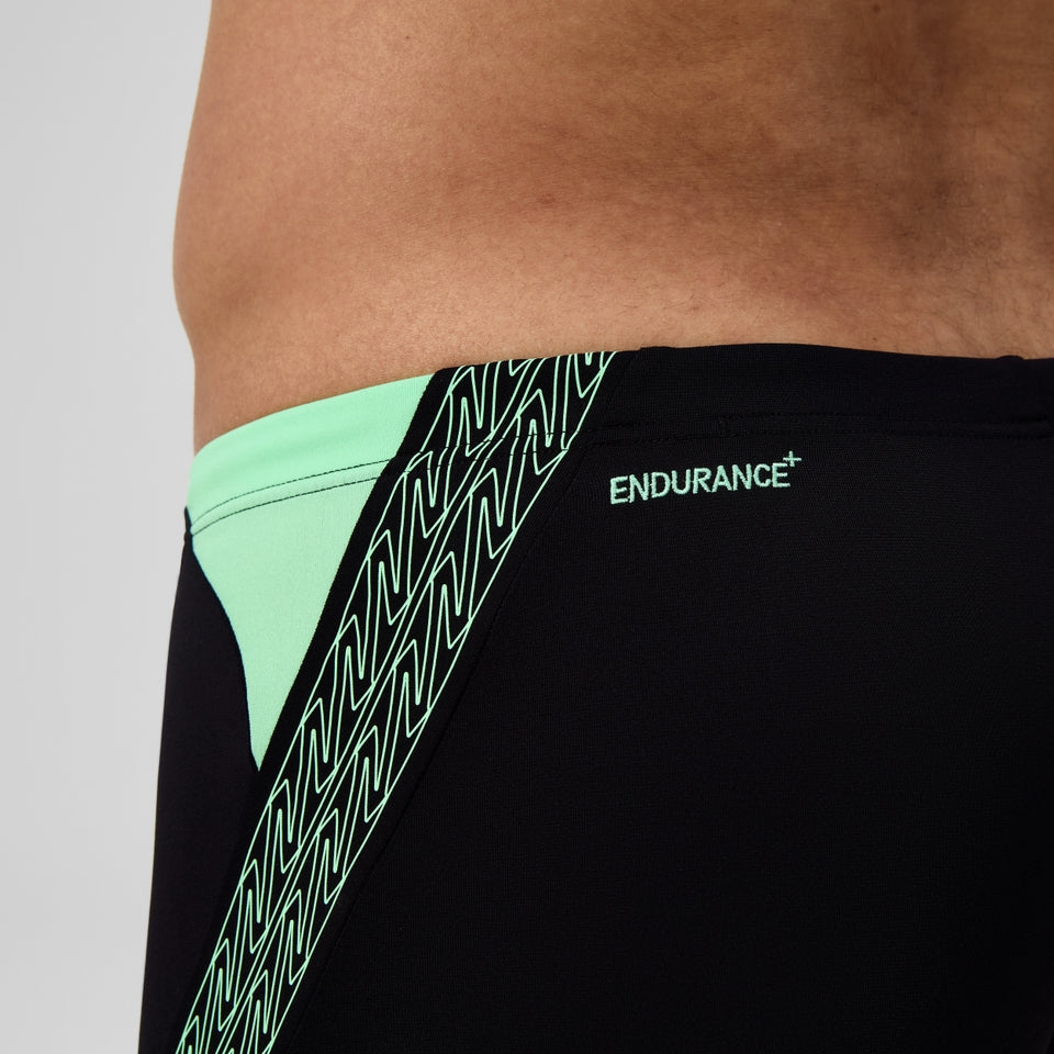 Hyperboom Splice Aquashort Black/Green | Speedo